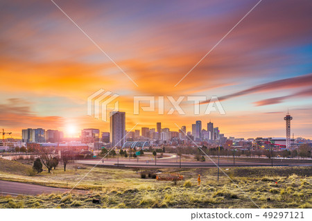 Downtown Denver, Colorado, USA Skyline 49297121