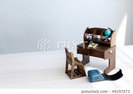 Miniature study desk Miniature study desk 49297873