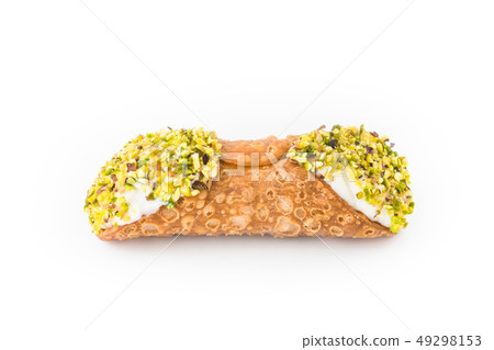 Sicilian cannoli with pistachio 49298153