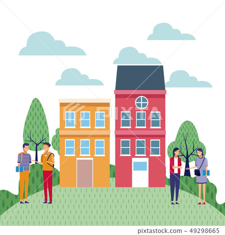 Students at city 49298665