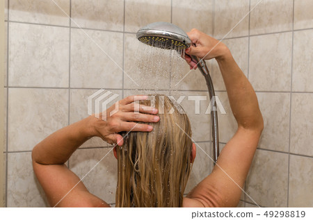 Woman taking a shower 49298819