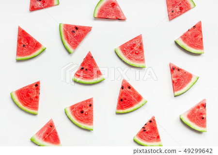 Fresh watermelon slices pattern Fresh watermelon slices pattern 49299642