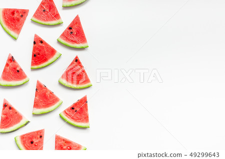 Fresh watermelon slices pattern Fresh watermelon slices pattern 49299643