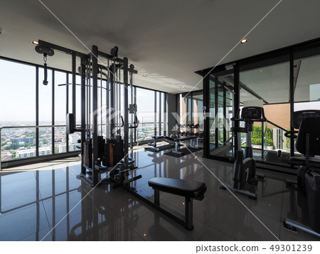 Bangkok, Thailand "The Gallery-Condominium-Berlin" Rooftop Fitness Room 49301239