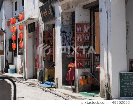 中國安徽省，世界遺產“安徽南部的老村莊”〜洪村/安徽宏村，中國 49302093