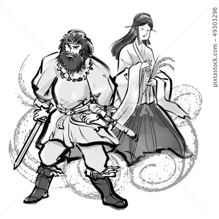 Susanoo和Kusinada公主 49303296