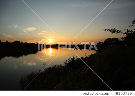 Landscape from the Tama River 49303759