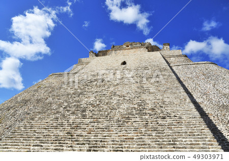 Uxmal ruins Pyramid of the Wizards (Mexico) 49303971