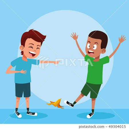 Kids laughing with jokes 49304015