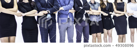 Team work concept with group of businessman and Team work concept with group of businessman and 49308096