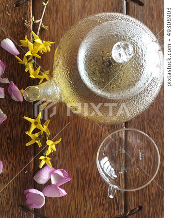 Springtime atmosphere with a flower 49308903