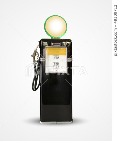 old vintage gasoline petrol pump  49309712