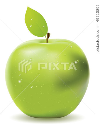 Fresh green apple 49310893