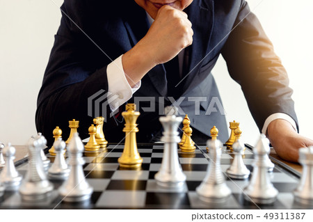 board game of chess silver and gold board game of chess silver and gold 49311387