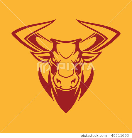 Bull head vector 49311693