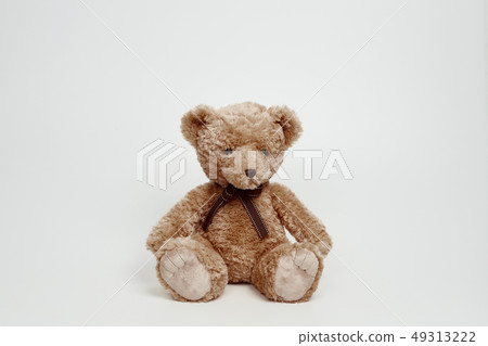 Teddy bear set on white background 49313222