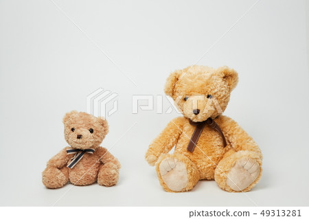 Teddy bear set on white background Teddy bear set on white background 49313281