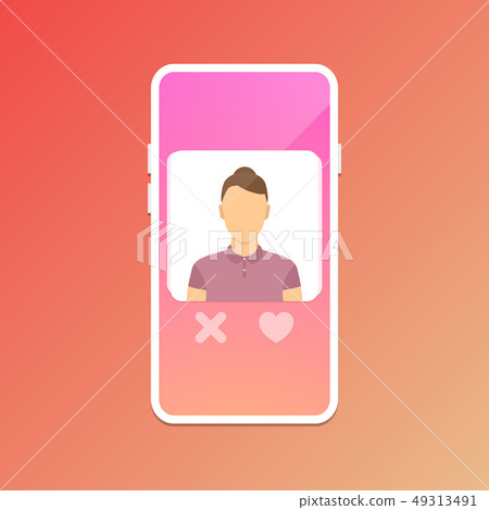 Dating application concept Dating application concept 49313491