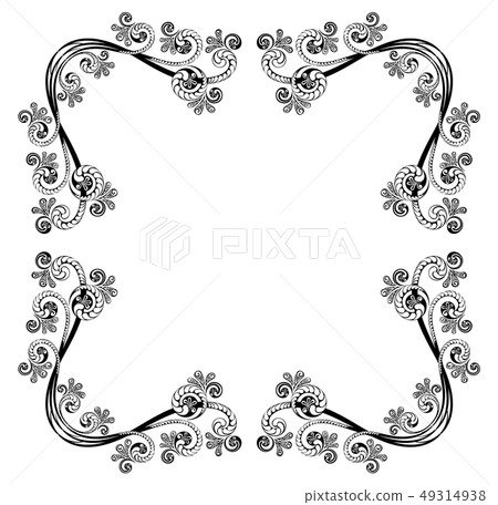 Decorative vintage frame 49314938