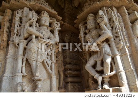 Kubalgar Castle in Udaipur, a World Heritage Site in Rajasthan India A beautiful goddess of ruins on site Kubalgar Castle in Udaipur, a World Heritage Site in Rajasthan India A beautiful goddess of ruins on site 49318229