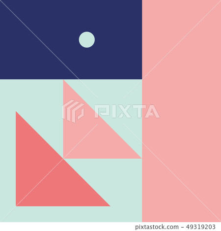 Vector Geometric Background in Material Design style 49319203