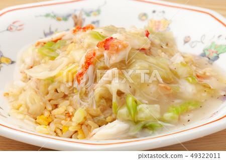Fried rice with crab sauce 49322011