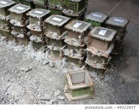 Cube test at construction site 49322657