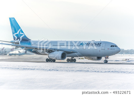 Montreal, Canada- January 20, 2019: Airbus 330 of Montreal, Canada- January 20, 2019: Airbus 330 of 49322671