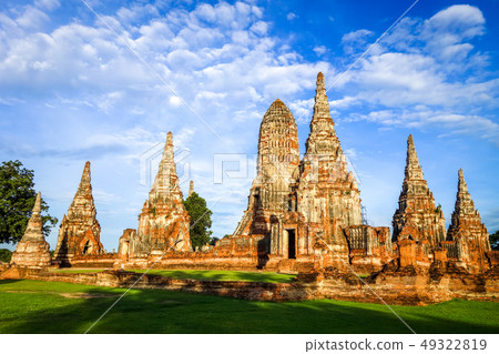 Wat Chaiwatthanaram temple, Ayutthaya, Thailand 49322819
