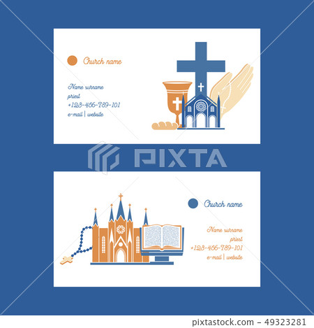 Religion vector catholic church or cathedral and religious sings of christianity illustration 49323281