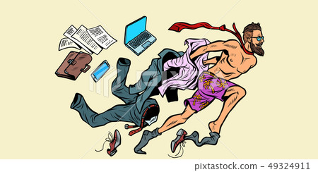 summer vacation dream of the sea concept summer vacation dream of the sea concept 49324911