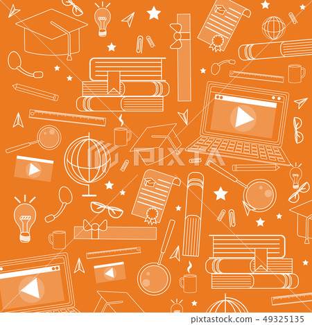 School Accessories Ornament Doodle Illustration 49325135