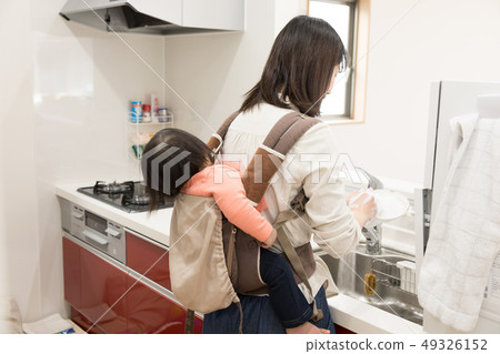 Child care baby sleeping 49326152