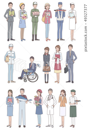 Various occupations 49327377