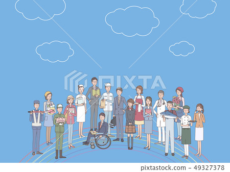 Various occupations 49327378