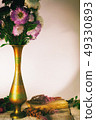 Beautiful pink flowers in vase 49330893