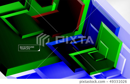 Abstract glossy techno arrows background 49331026