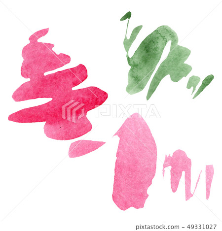 Abstract watercolor paper splash shapes isolated drawing. Illustration aquarelle for background. Abstract watercolor paper splash shapes isolated drawing. Illustration aquarelle for background. 49331027