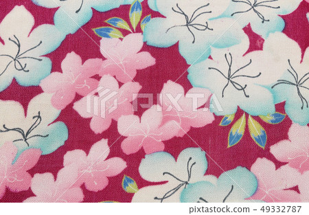 Chirimen crepe Edo crepe 49332787