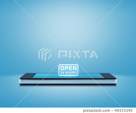 Business full time service online concept Business full time service online concept 49333295
