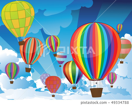 Air Balloons in the Sky 49334788