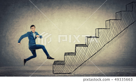 jump on staircase jump on staircase 49335663