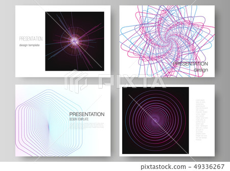 Vector illustration of the editable layout of the presentation slides design business templates Vector illustration of the editable layout of the presentation slides design business templates 49336267