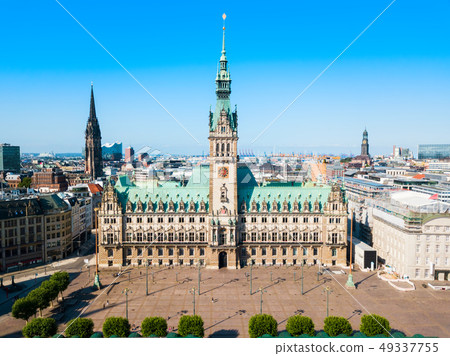 Hamburg City Hall or Rathaus 49337755