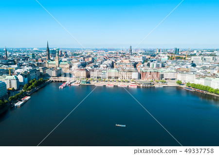 Hamburg city centre view, Germany 49337758