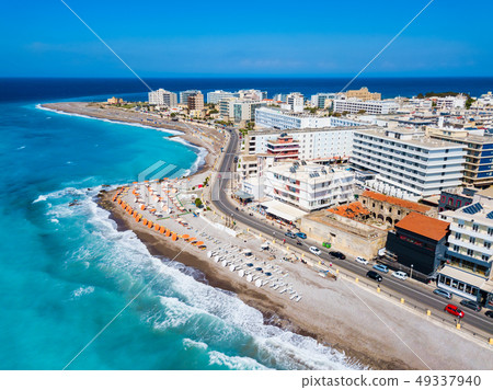 Rhodes island city beach, Greece 49337940