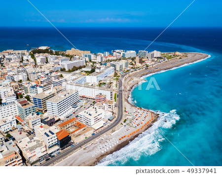 Rhodes island city beach, Greece 49337941