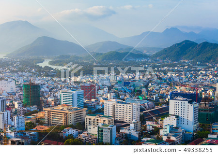 Nha Trang skyline aerial view Nha Trang skyline aerial view 49338255