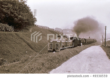 DD51,D60拖車重型貨運列車昭和43 Banetsu East Line Fukushima Prefecture DD51,D60拖車重型貨運列車昭和43 Banetsu East Line Fukushima Prefecture 49338559