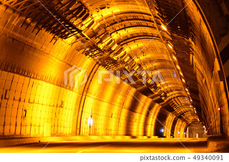 Photograph the night view of Nakayama-Takayama tunnel between Hakodate and Hokkaido Azawazawa Photograph the night view of Nakayama-Takayama tunnel between Hakodate and Hokkaido Azawazawa 49340091